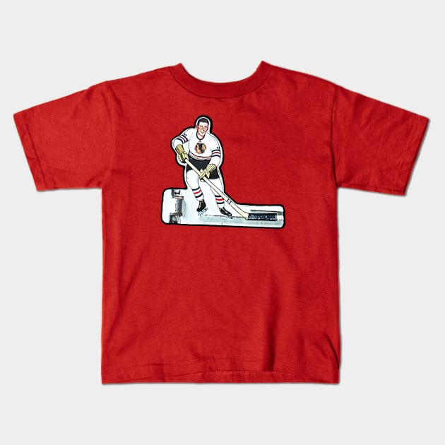 Coleco Table Hockey Players -Chicago Blackhawks Kids T-Shirt by mafmove